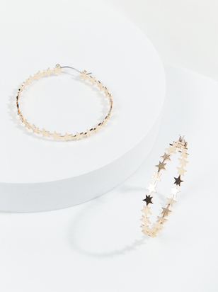A Million Stars Hoop Earrings - ARULA