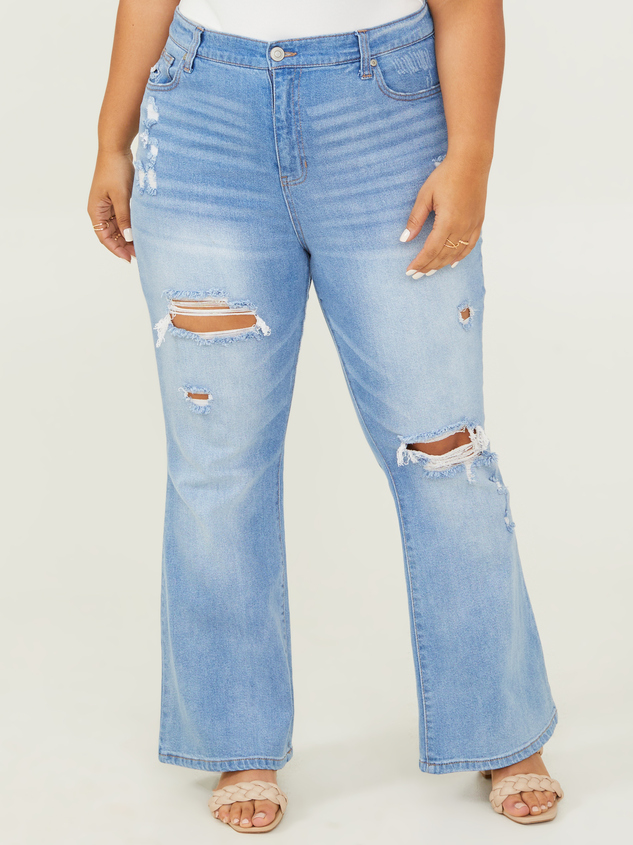 Galveston 34" Flare Jeans Detail 2 - ARULA
