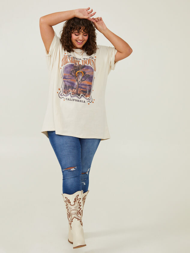 Joshua Tree Oversized Tee Detail 1 - ARULA