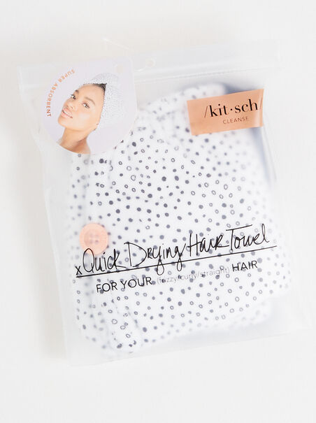 Dot Quick Dry Hair Towel - ARULA