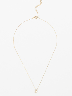 Dainty Monogram Necklace - B - ARULA