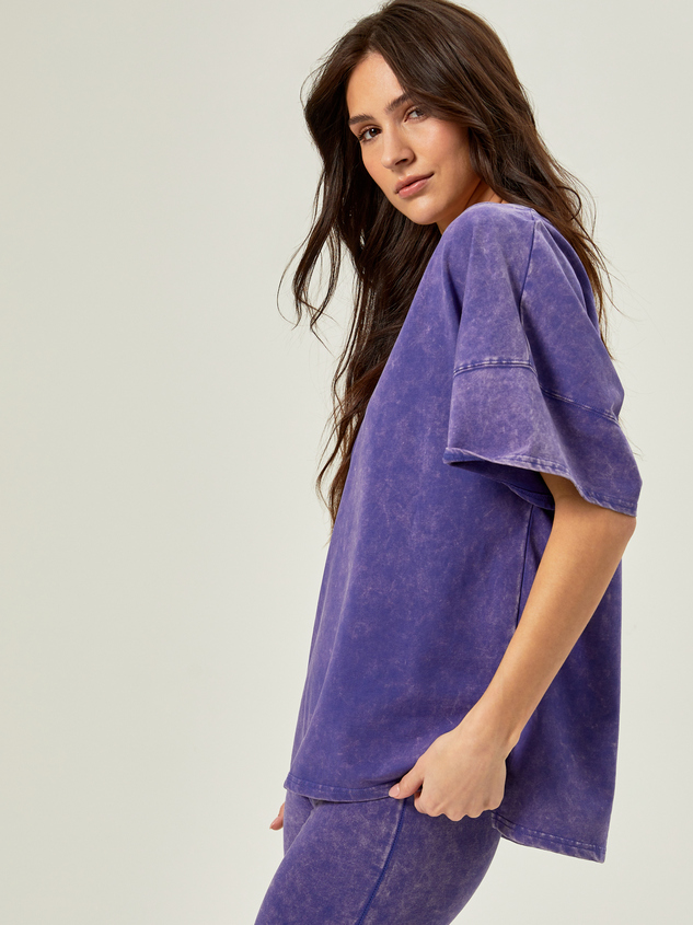 Day After Day Oversized Tee Detail 2 - ARULA