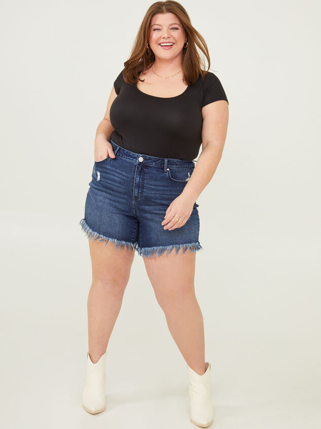 Gabby Vintage Denim Shorts Detail 1 - ARULA
