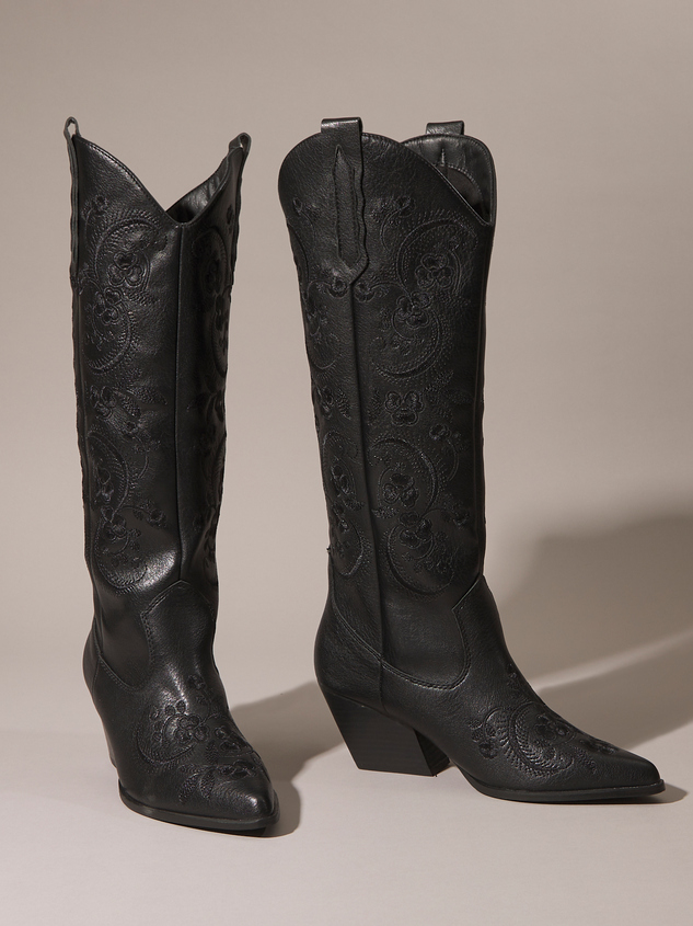 Zakai Western Boots by Billini Detail 2 - ARULA