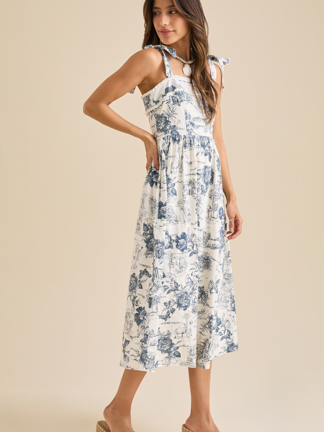 Haley Midi Dress Detail 3 - ARULA