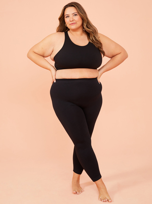 Seamless Ribbed Leggings - ARULA