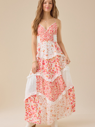 Adernlia Floral Maxi Dress - ARULA