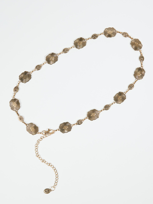 Medallion Chain Belt - ARULA