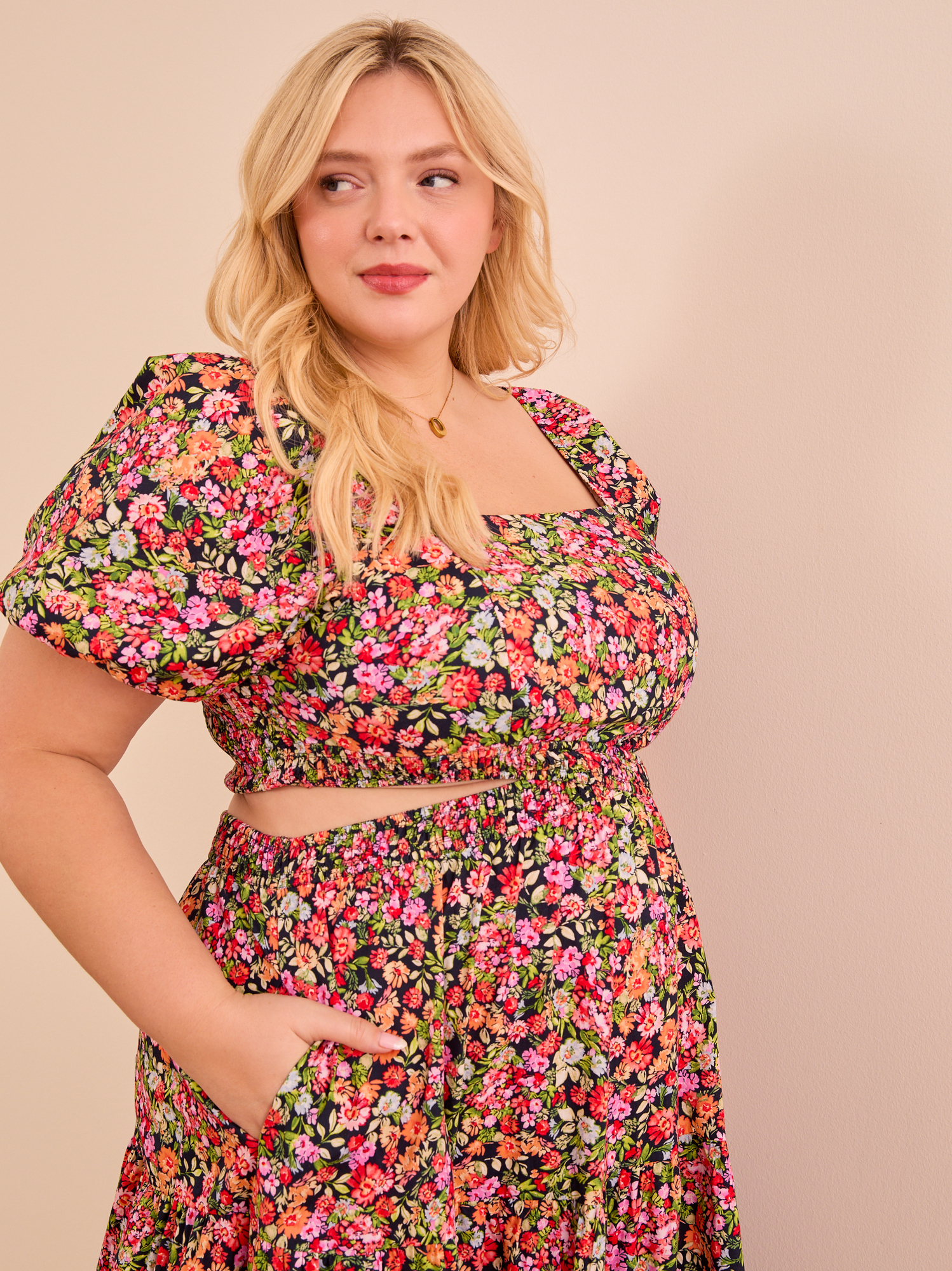 Whitney Floral Maxi Dress in Floral Multi | Arula