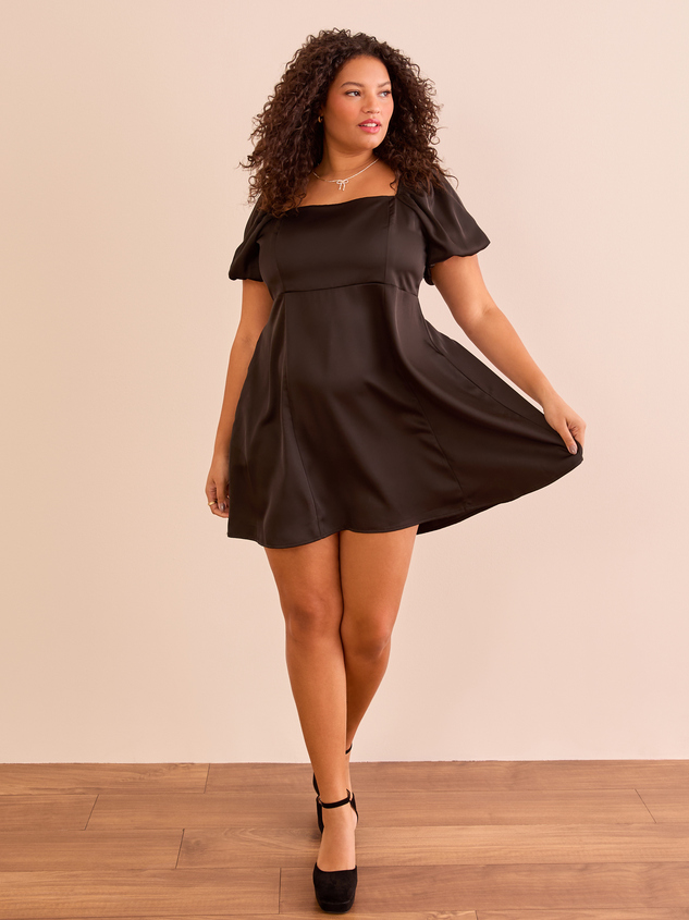 Nadia Satin Dress Detail 3 - ARULA