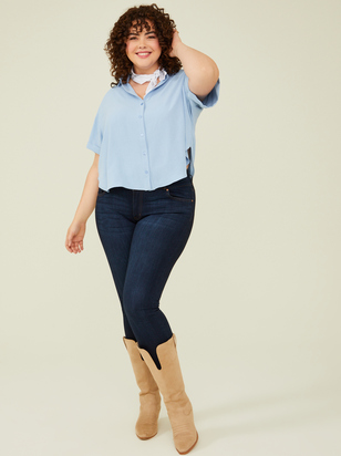Fallon Buttondown Top - ARULA