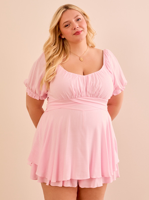 Haisley Double Layered Romper - ARULA