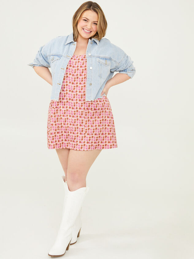 Leighton Retro Floral Skirtall Detail 1 - ARULA