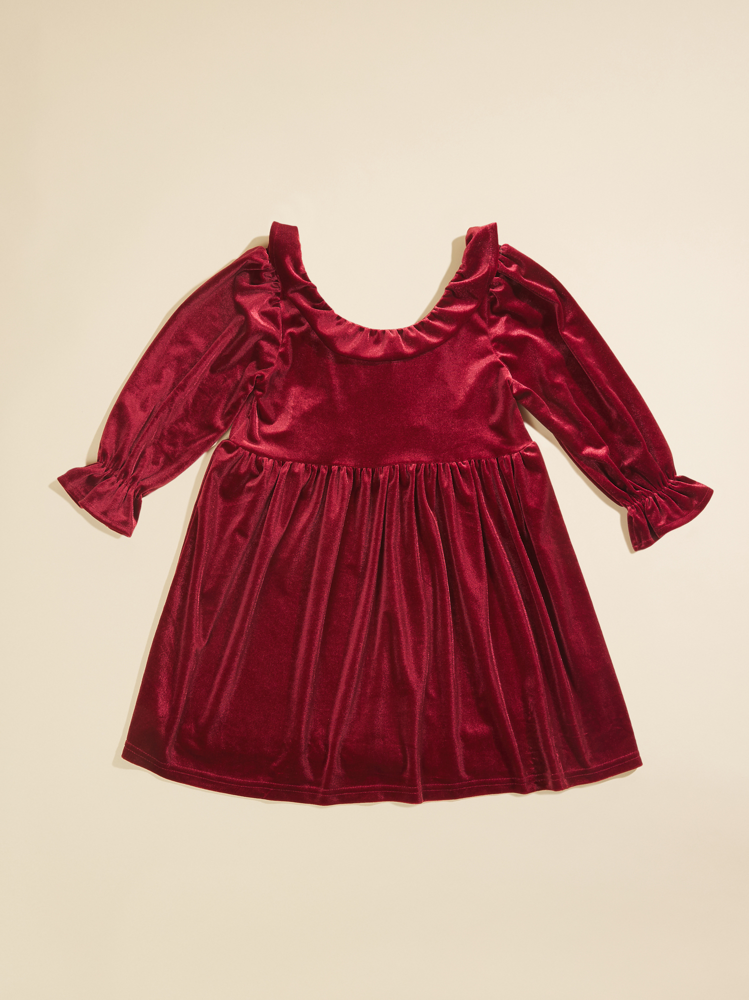 Milly Red Velvet Baby Dress by Vignette