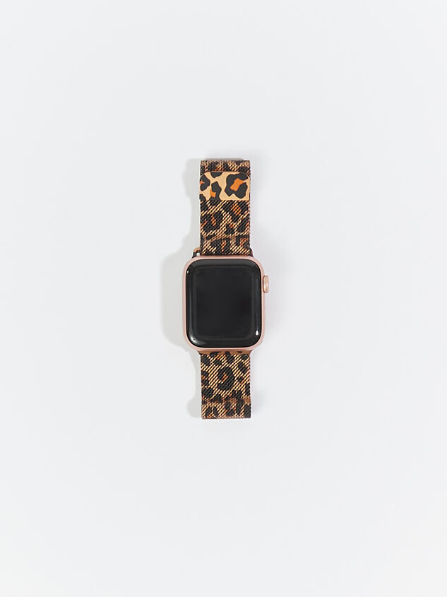 Leopard Smart Watch Band Detail 1 - ARULA