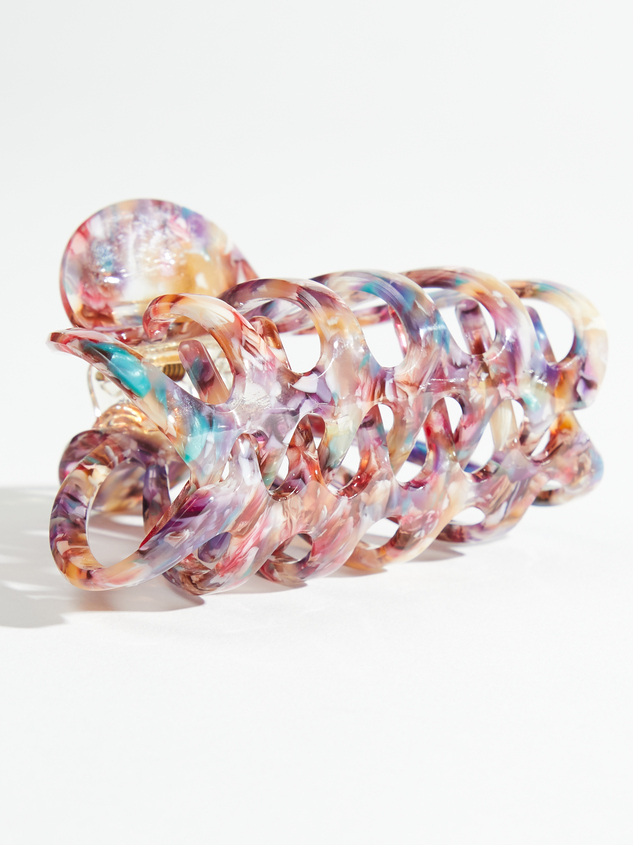Odette Claw Clip - Multi Detail 2 - ARULA