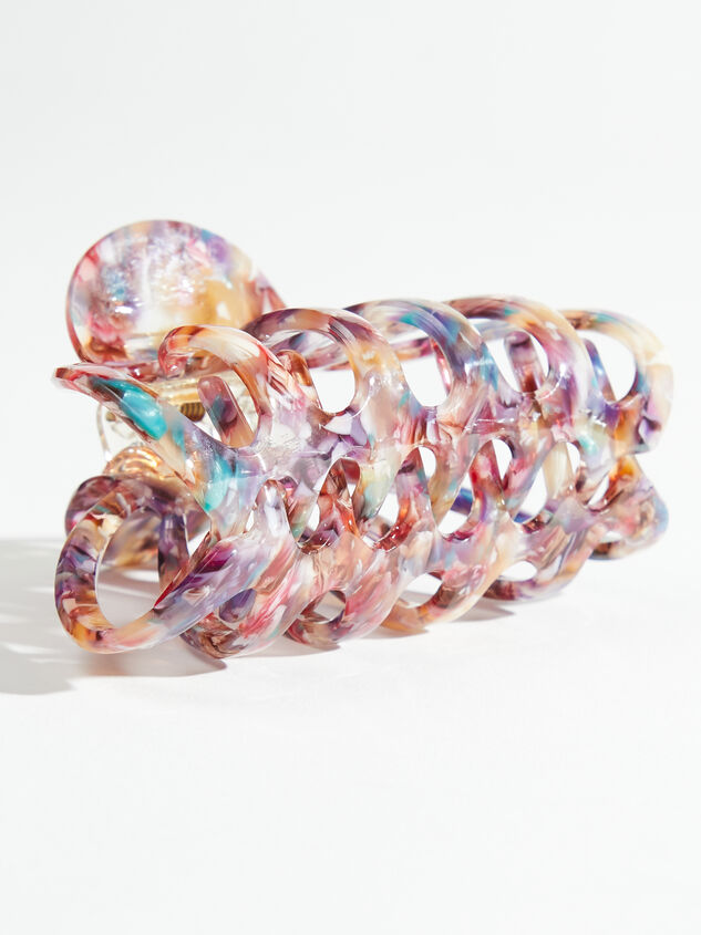 Odette Claw Clip - Multi Detail 2 - ARULA