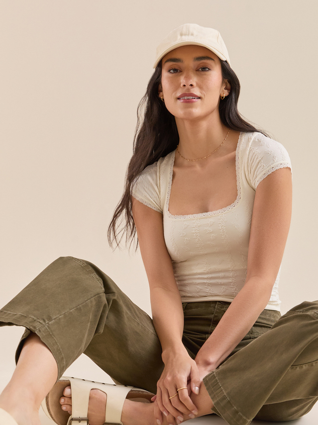 Syd Seamless Lace Trim Cami - ARULA