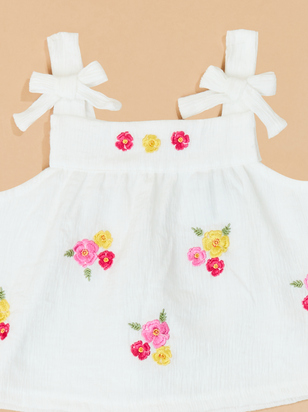 Mabel Baby Floral Tank and Short Set - ARULA