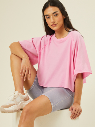 Move With It Cropped Tee - ARULA
