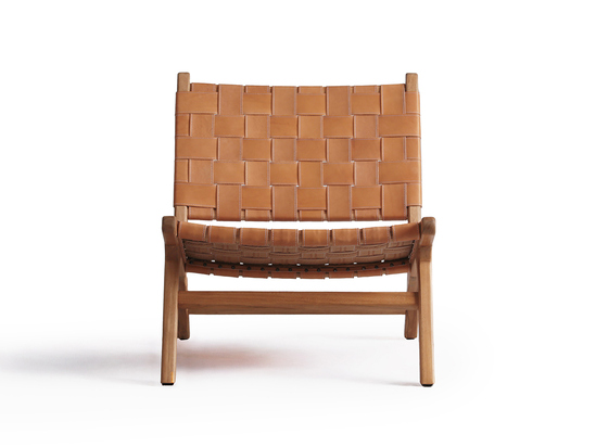Cala Wood & Leather Chair - ARULA - 