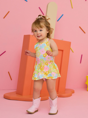 Dreamy Dahlia Bodysuit - ARULA - 