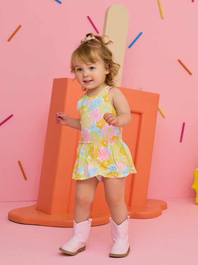 Dreamy Dahlia Bodysuit - ARULA