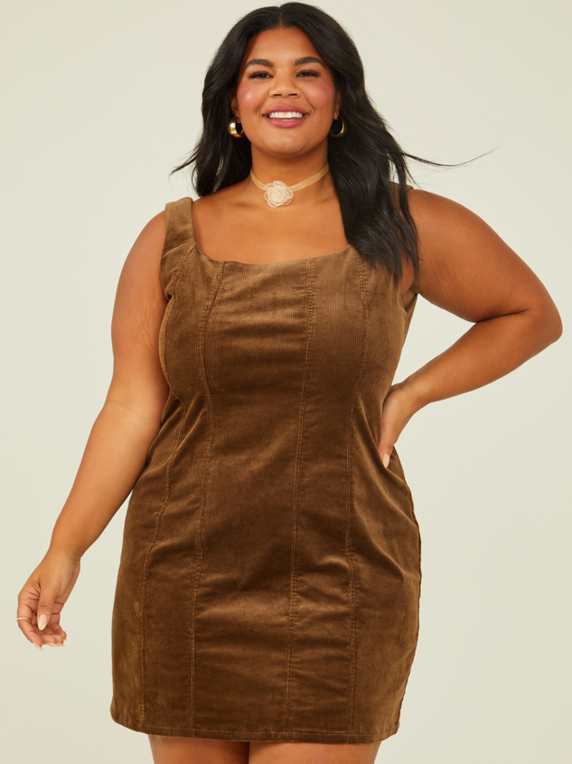 Allegra Corduroy Dress Detail 2 - ARULA