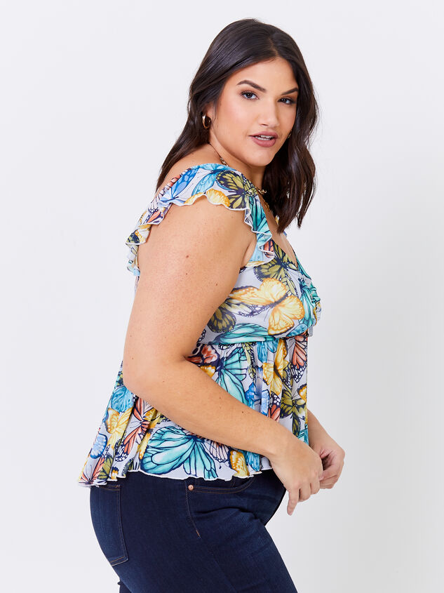 Butterfly Mesh Top Detail 2 - ARULA