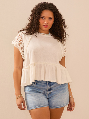Andi Peplum Top - ARULA - 