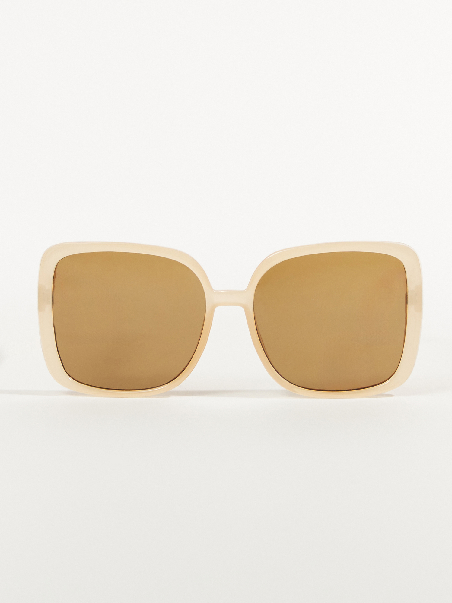 Tan frame clearance sunglasses