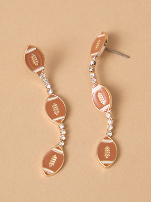 Football Dangle Earrings - ARULA