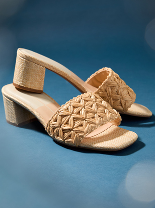 Charlie Raffia Heels - ARULA - 