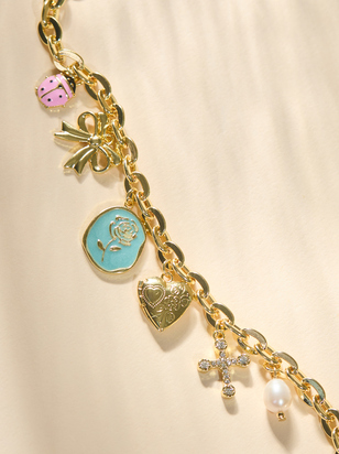 Glimmer & Grace Charm Bracelet - ARULA