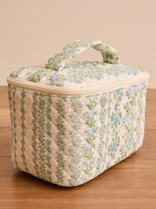 Cecile Quilted Makeup Bag - ARULA - 