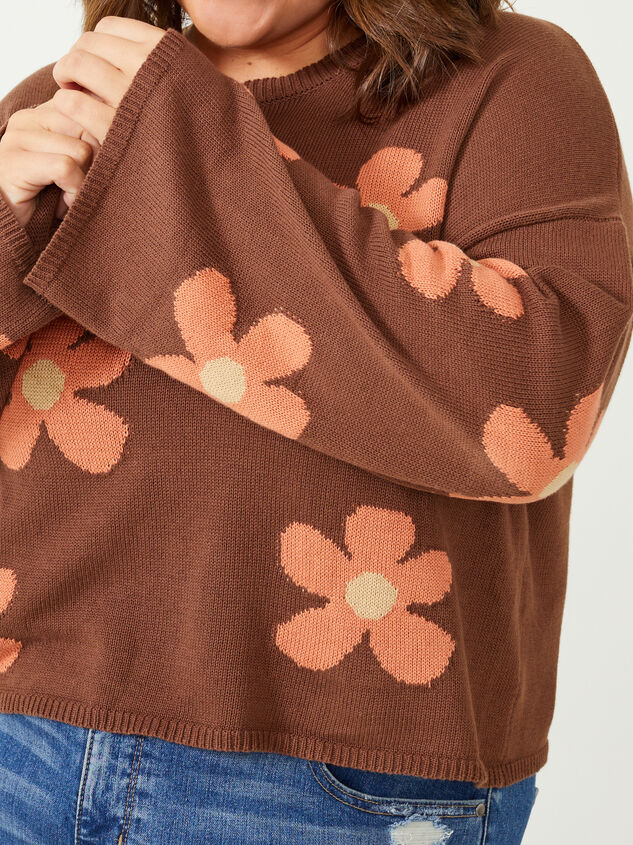 Peri Daisy Sweater Detail 4 - ARULA
