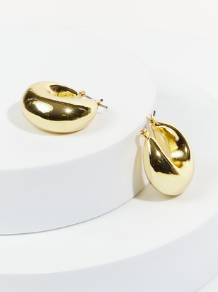 18k Gold Kylee Hoop Earrings - ARULA