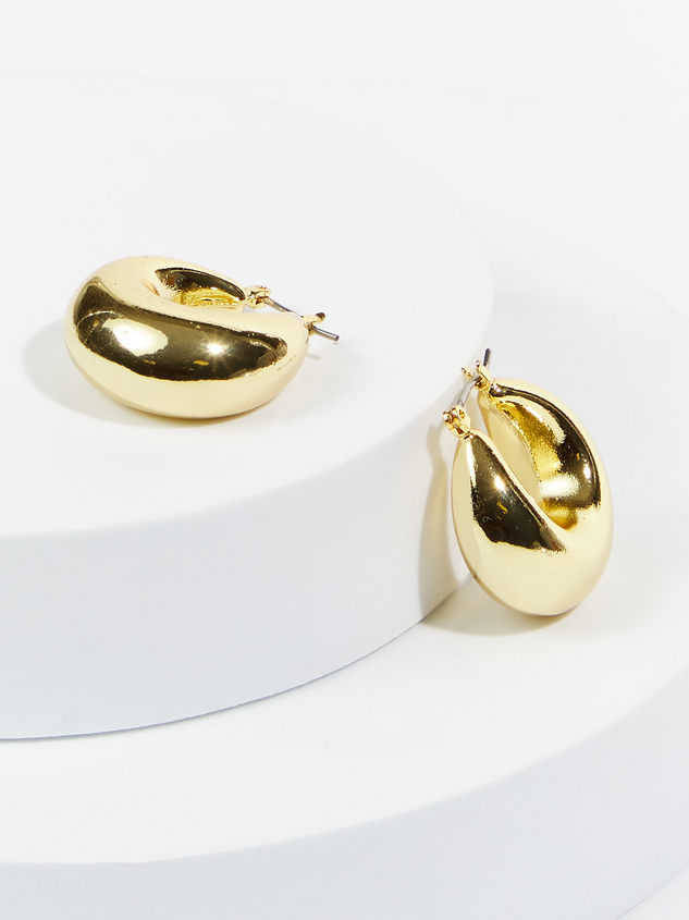 18k Gold Kylee Hoop Earrings - ARULA