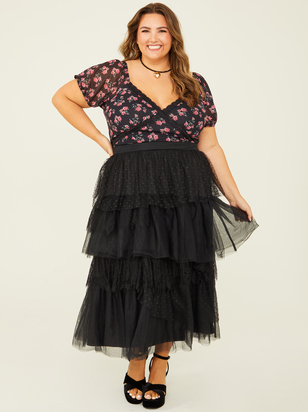 Gemma Tulle Maxi Skirt - ARULA