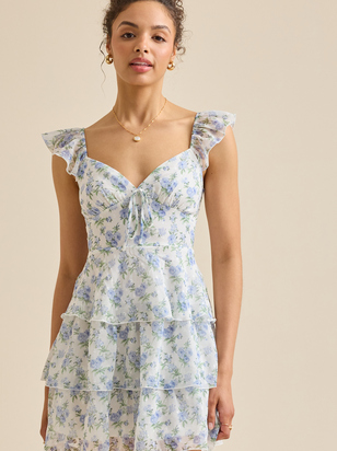 Fran Floral Mini Dress - ARULA - 