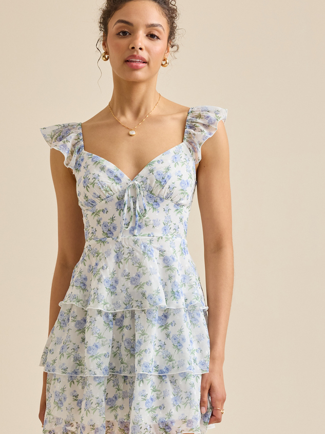 Fran Floral Mini Dress - ARULA