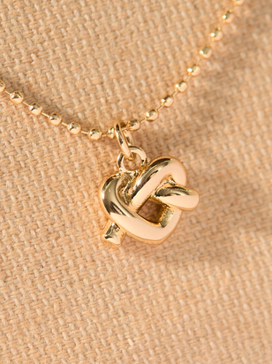 Infinite Twist Charm Necklace - ARULA - 