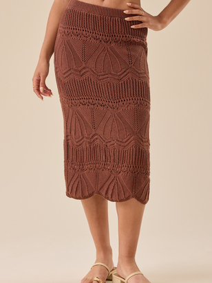 Colton Crochet Midi Skirt - ARULA