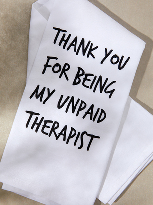 Unpaid Therapist Tea Towel - ARULA