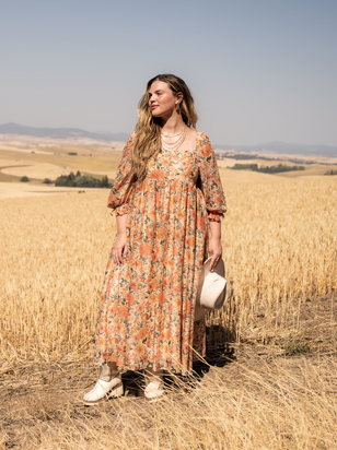 Delilah Floral Maxi Dress - ARULA