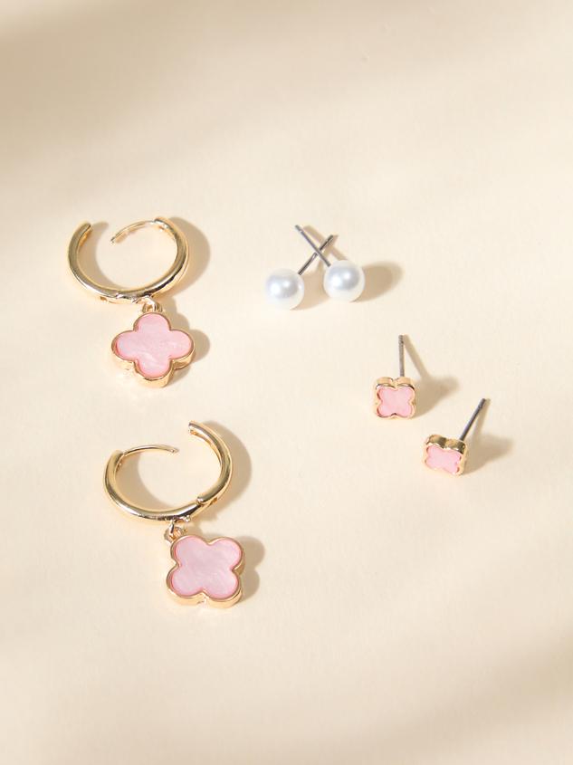 Mini Clover Earring Set - ARULA