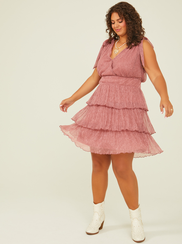 Calliope Shimmer Dress Detail 5 - ARULA