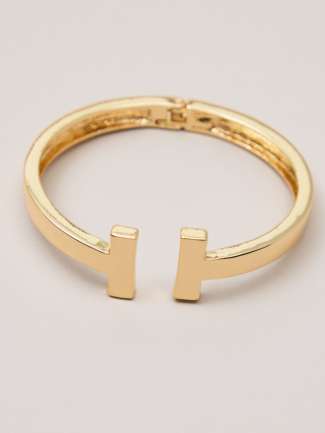 Chunky Hinge Bracelet Detail 2 - ARULA