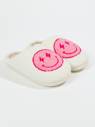 Lightning Smiley Slippers - ARULA
