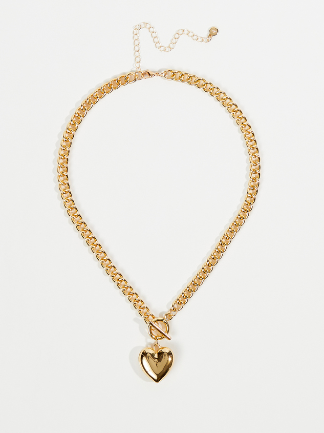 Bubble Heart Necklace Detail 2 - ARULA